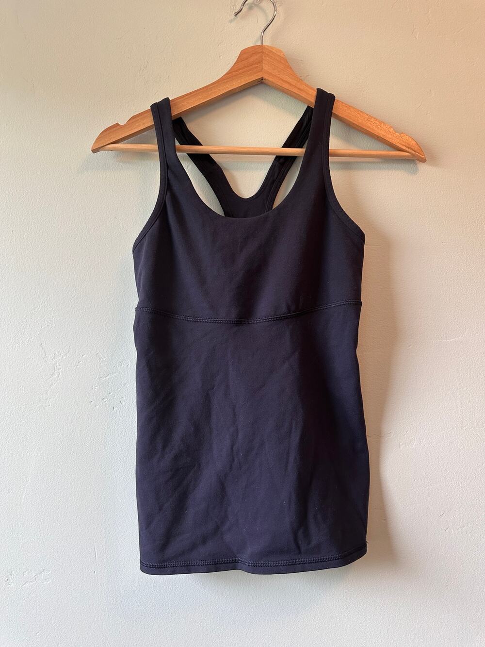 Lululemon Deep Navy Criss Cross Athletic Tank